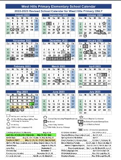 WHP revised calendar
